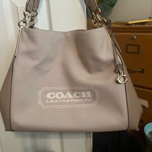 Coach Leatherware Beige Shoulder Bag